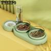 Поилка для домашних животных, автоматическая миска для кошек, диспенсер для воды, инструмент для хранения воды, миска для еды для собак, кошек, контейнер для еды с поилкой