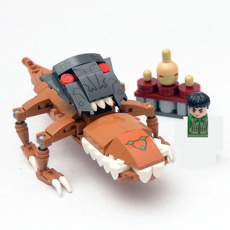 Anime Naruto Classic Cartoon Ninja Kurama Kyuubi Nine Tailed Fox Building Blocks Bricks Sets Movie Dolls Kids Toys Children Gift