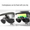 Sunglass Holder For Car Visor Clip Auto Sun Visor Eyeglass Storage Organizer Ticket Card Clip Sunglasses Mount Car Visor