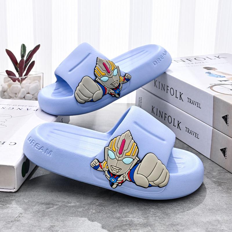 Детские летние тапочки Милый мультяшный дизайн Нескользящие Мягкие ЭВА Домашние тапочки Различные цвета