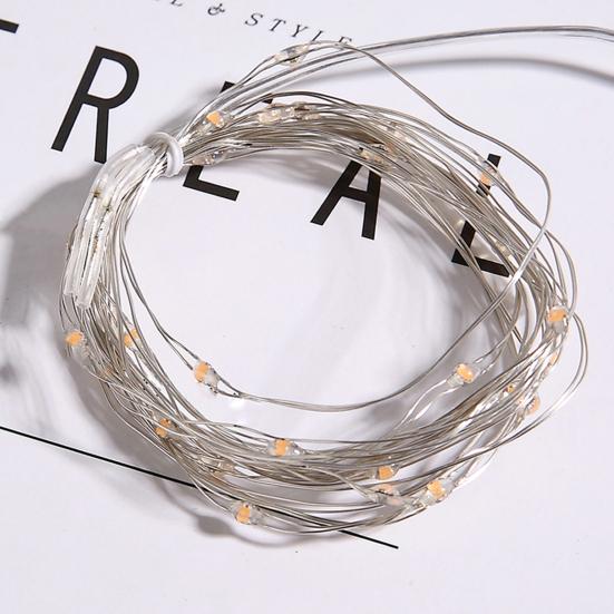 2/5/10 м Звездная струна Яркий гибкий световой провод Медная звездная струна Сказочный свет для свадьбы