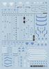 Decals for MS Detail Up MG 00 Zan Fluorescent!! Water-slide HG, RG, MG, PG, RE, HiRM, Robot, (for 1/100 Raiser)