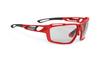Rudy Project SINTRYX Fire Red X2 Photochromic Black Lens Sunglasses for Road Lens 66mm Frame/Impact SP497345-0000 (Single-piece Cycling, Marathon,