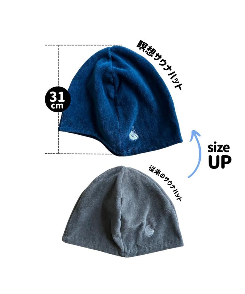 Relax Meditation Sauna Hat In Sauna Black (Made Imabari)