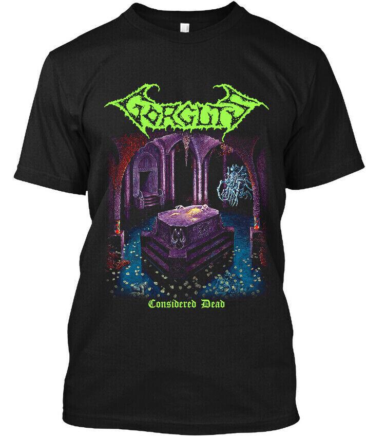 Новый с биркой Gorguts Considered Dead Канадская группа дэт-метала Музыкальный логотип Футболка Унисекс Футболка