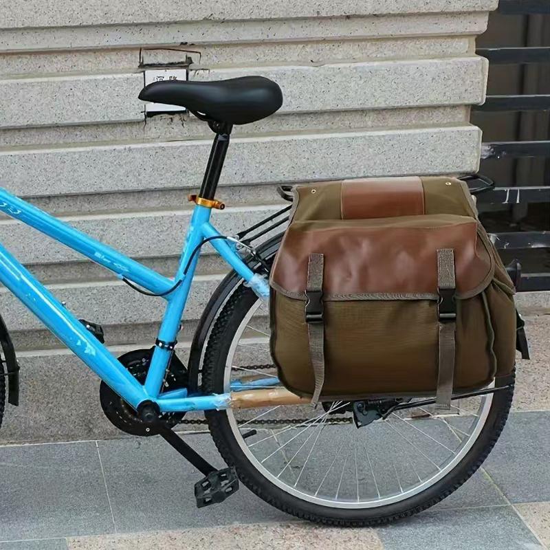 Large-Capacity Waterproof Motorcycle Pannier Bag – Durable Canvas With Tool Compartment