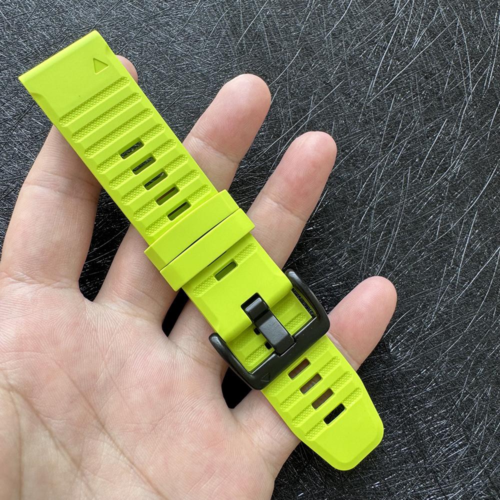 Силиконовый ремешок для часов 22/26 мм для Garmin Fenix 8 Pro 8 7X/Instinct 2X/Tactix 8 7/Forerunner 965/Enduro 3 Сменные ремешки для часов