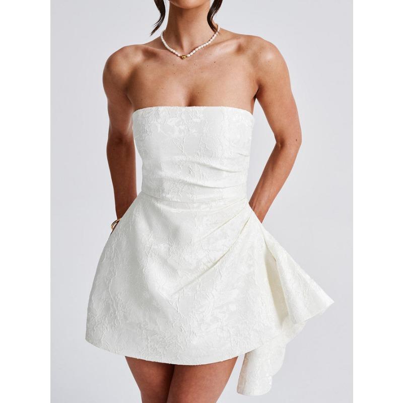 Летнее Элегантное Темпераментное Вечернее Платье Женское Без Рукавов С Открытыми Плечами Сексуальное Платье-Труба Мини Платье Вестидос