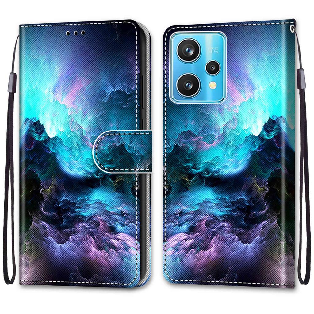 Роскошный окрашенный кожаный чехол-книжка, защитный чехол для Realme GT Neo3/Realme 9 Pro Plus/Oppo Find X5 Pro/Oppo A57 A77 A36 A11X A58 A8X