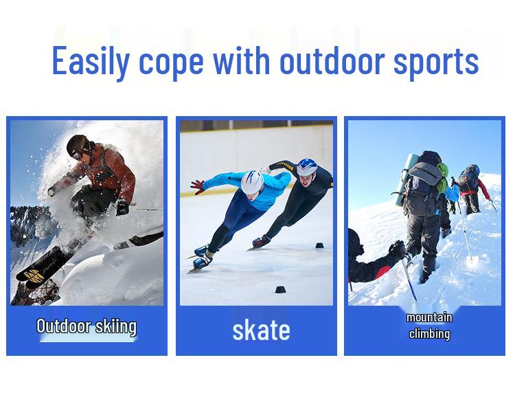 Утолщенные махровые лыжные носки - Влагоотводящие, теплые спортивные носки для альпинизма