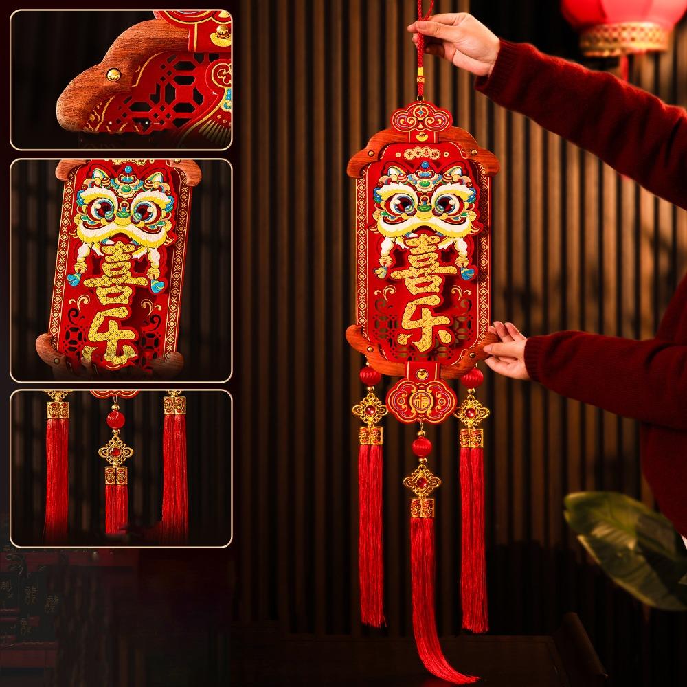 Chinese Style Spring Festival Door Decoration Traditional New Year Hanging Ornaments  Home