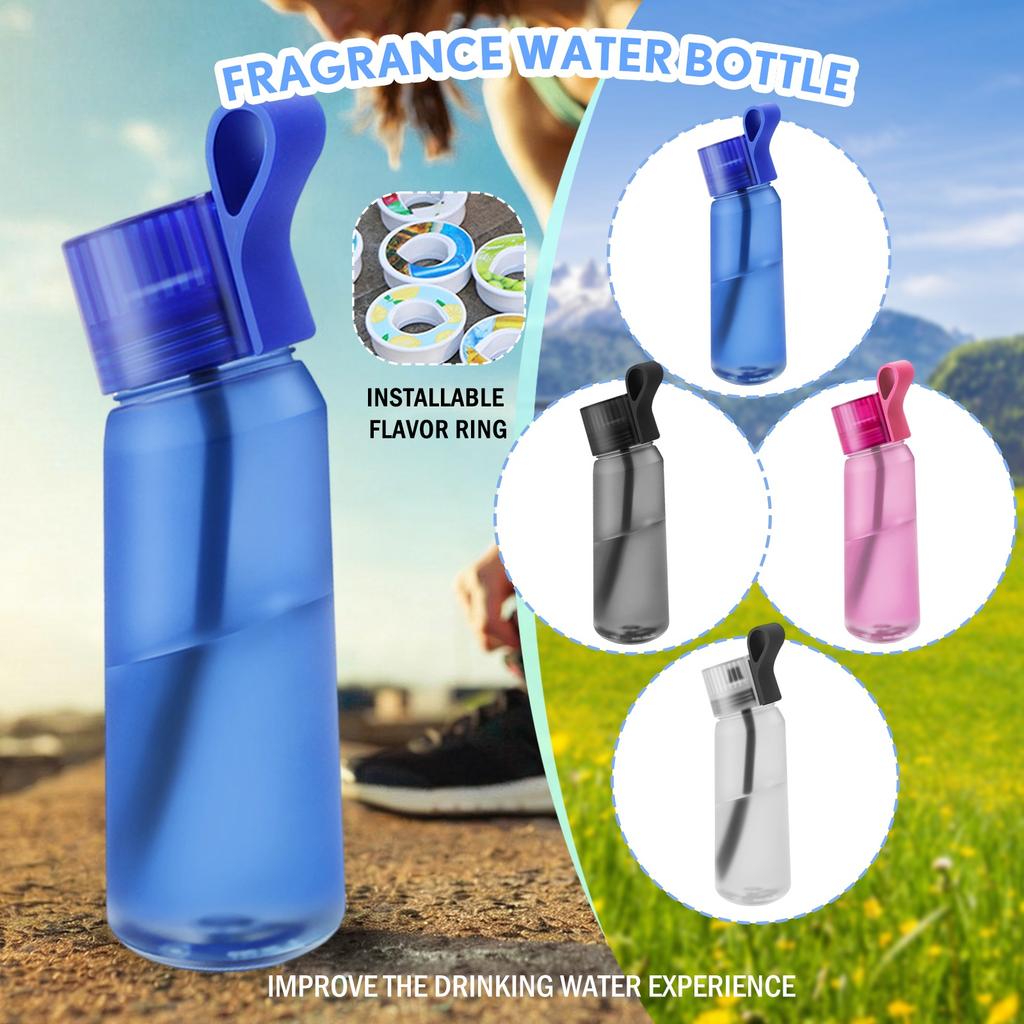 Scented Water Bottle, Large Capacity 650 Ml, Can Be Installed With A Scent Ring To Enhance The Drinking Experience Through Aroma