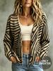 Women's Striped Autumn/Winter Cardigan Sweater Bestseller