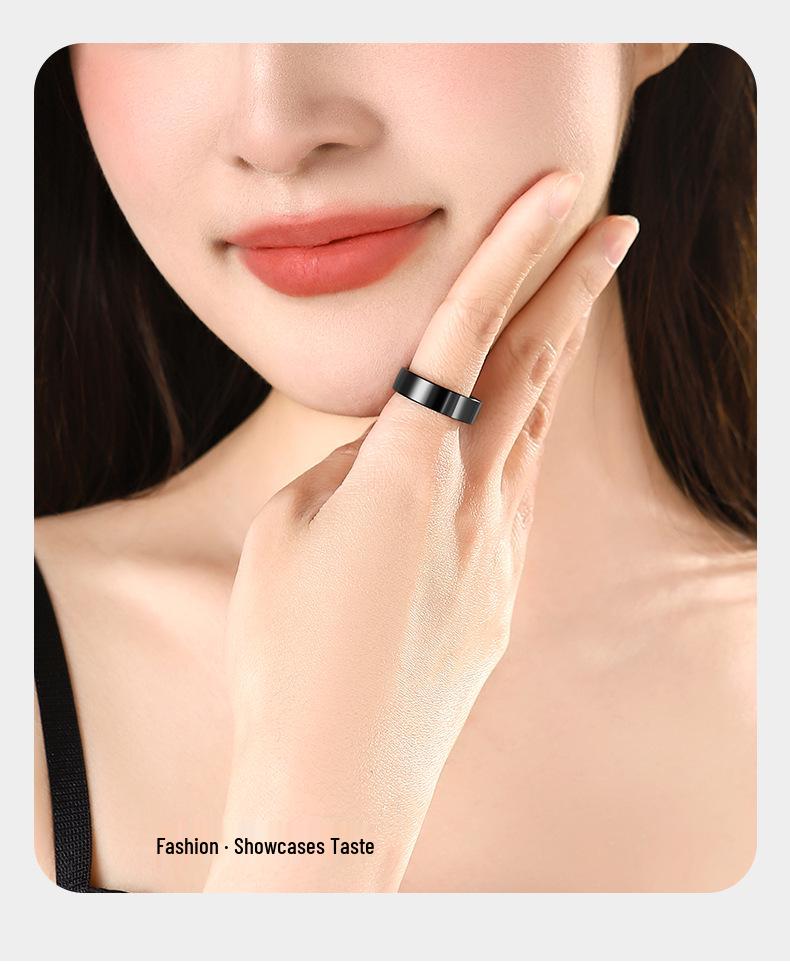 Умное кольцо IF-R03: Водонепроницаемый монитор здоровья для измерения пульса, сна, эмоций и насыщения крови кислородом через Bluetooth.