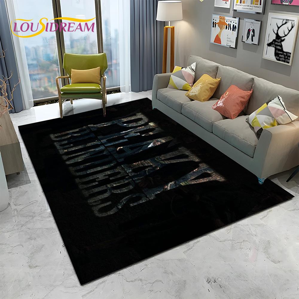 HD Tommy Shelby P-Peaky Blinders Carpet Rug for Home Living Room Bedroom Sofa Doormat Decor,kids Area Rug Non-slip Floor Mat
