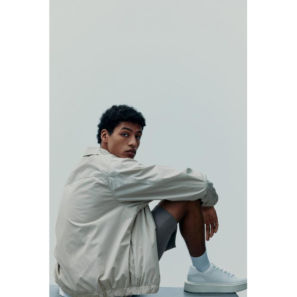 Куртка HM Utility свободного кроя бежевого цвета