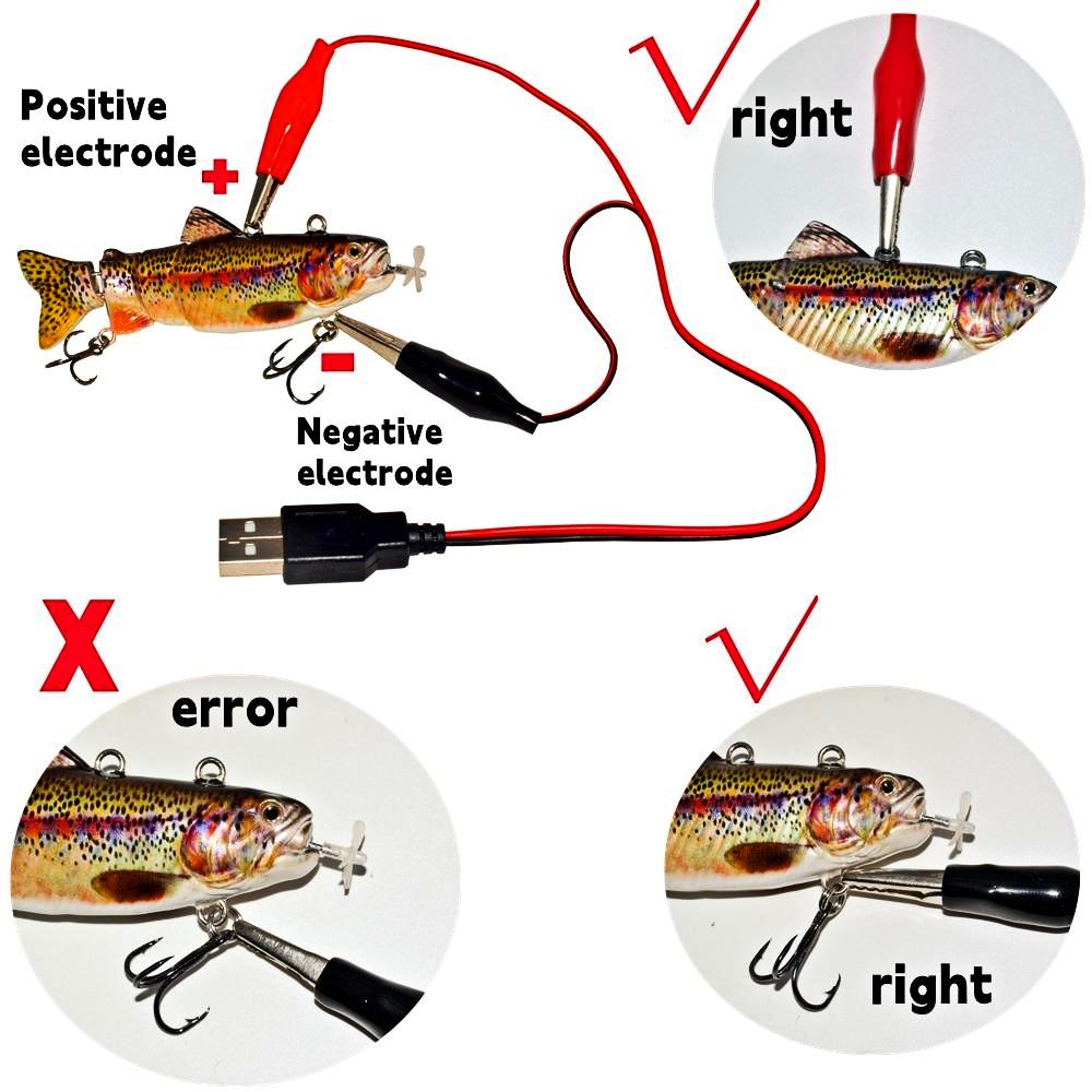 Электрические рыболовные приманки 3,5 дюйма, перезаряжаемые через USB светодиодные приманки, приманки для плавания, роботизированные приманки, рыболовные снасти, реалистичная рыба