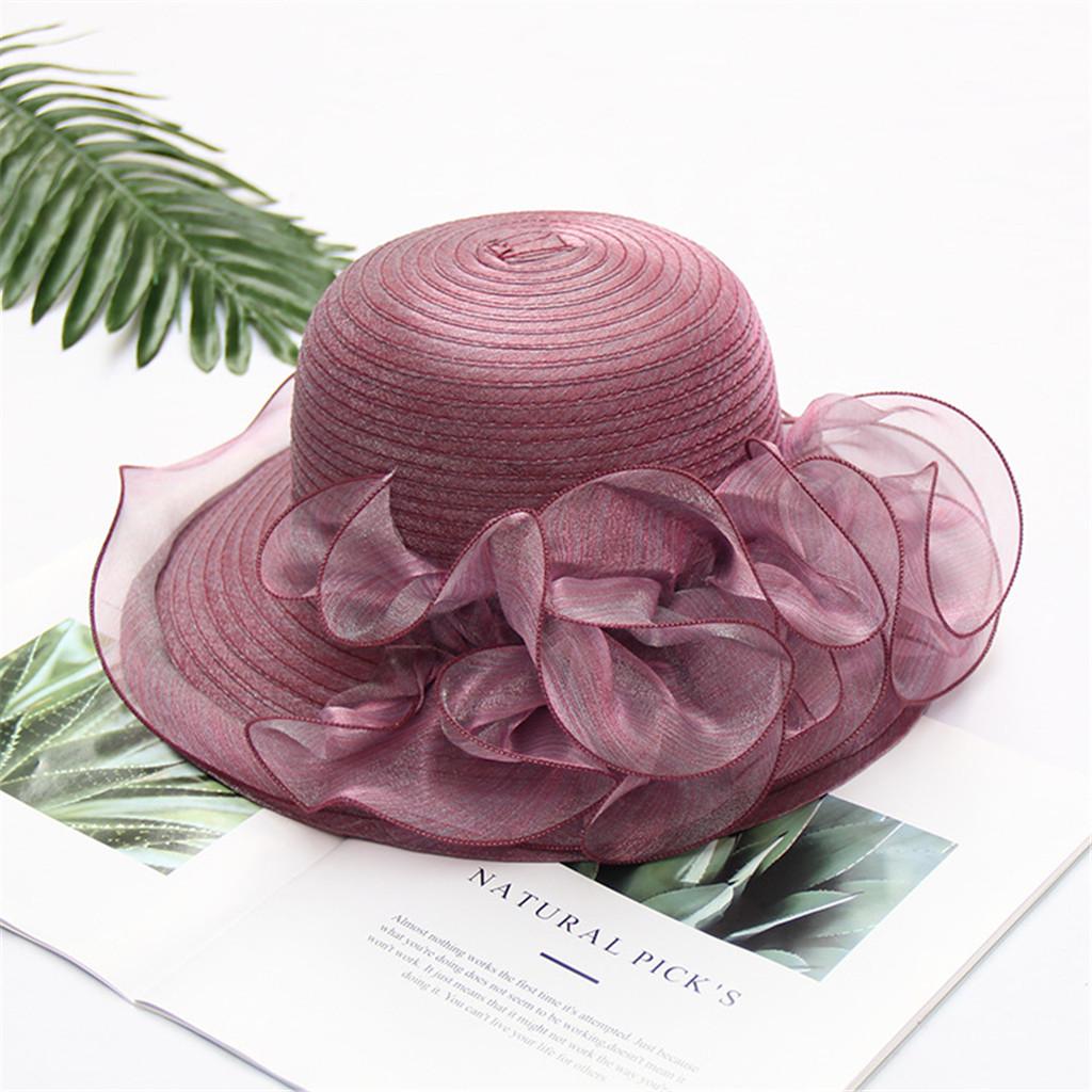 (Projector)Women's Organza Church Fascinator Bridal Tea Party Wedding Hat