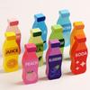 Beverage Theme Memory Match Game Creative Montessori Color Sorting Toys  Boys Girls