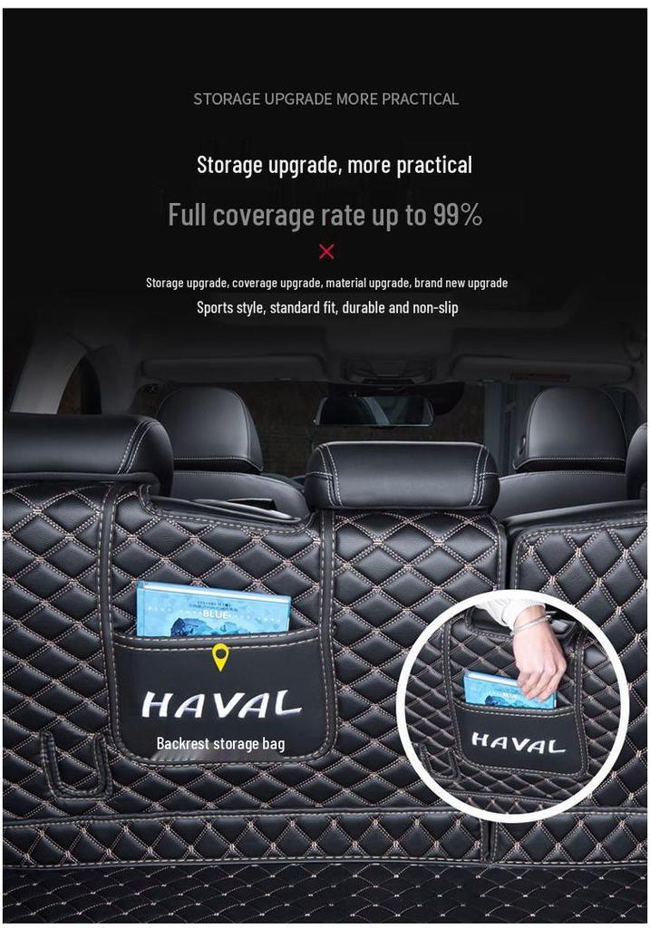 Trunk Mat & Bumper Protector for Haval H6 (2nd & 3rd Gen)