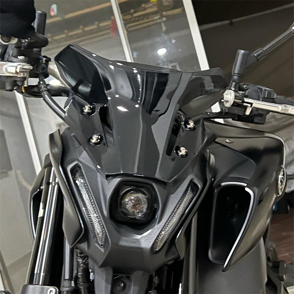 Мотоциклетный ветровик черный акрил для YAMAHA MT-09 & FZ-09 2021-22