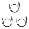 2M Locking 3.5mm To XLR Mic Cable Male To Female 1/8 Inch Stereo To XLR Cord #