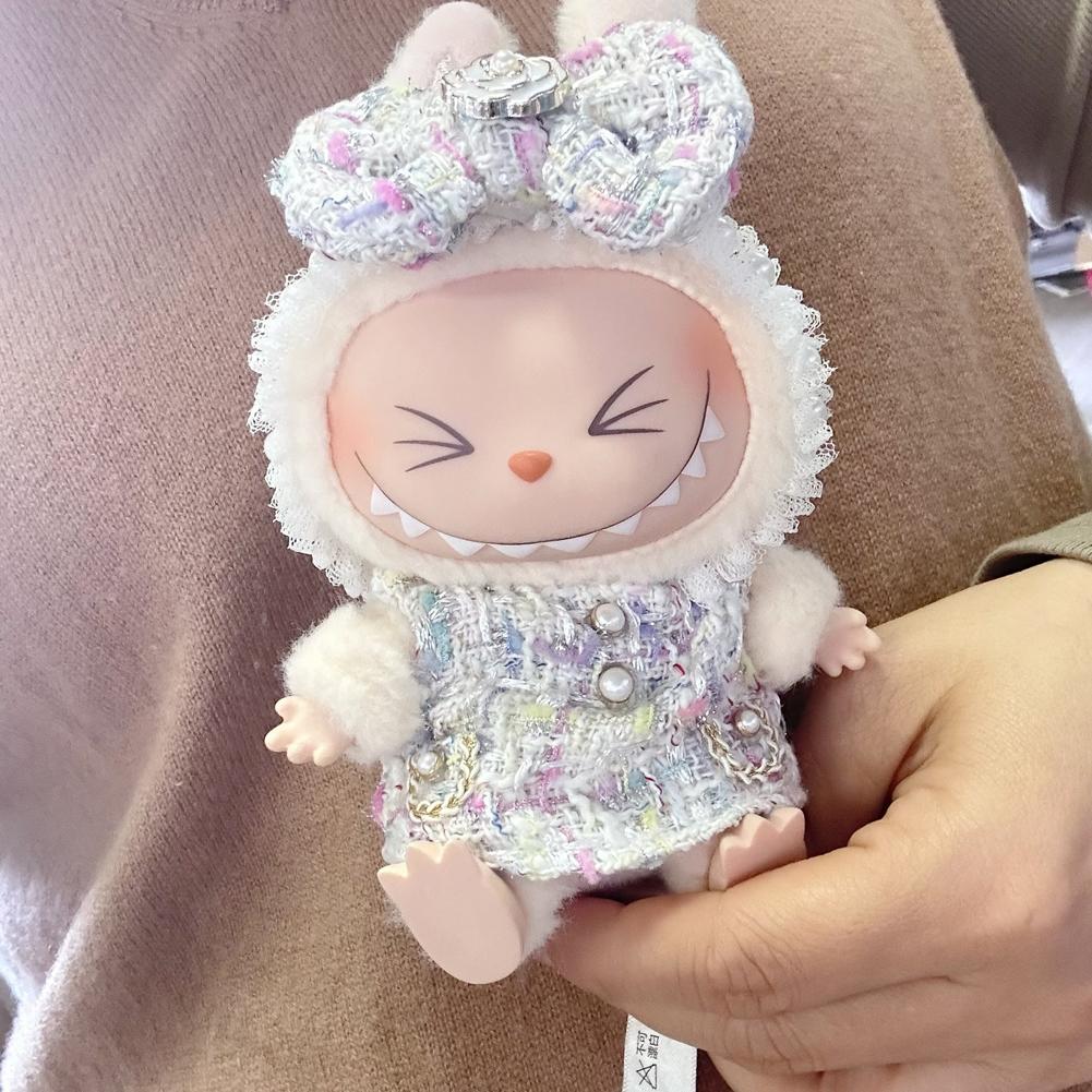 Для 17см куклы Лабубу Одежда Модная одежда Толстовки Одежда для кукол Толстовки Аксессуары для кукол Милое украшение Маленькая одежда