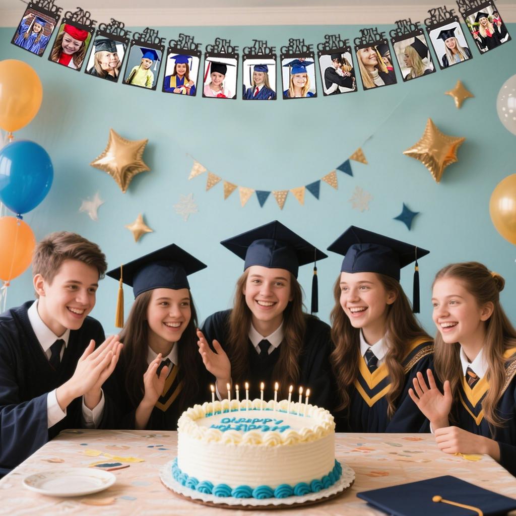 Баннеры с фотографиями выпускного, баннеры с фотографиями выпускного K12 Баннеры с фотографиями выпускного K12 для украшения выпускного вечера