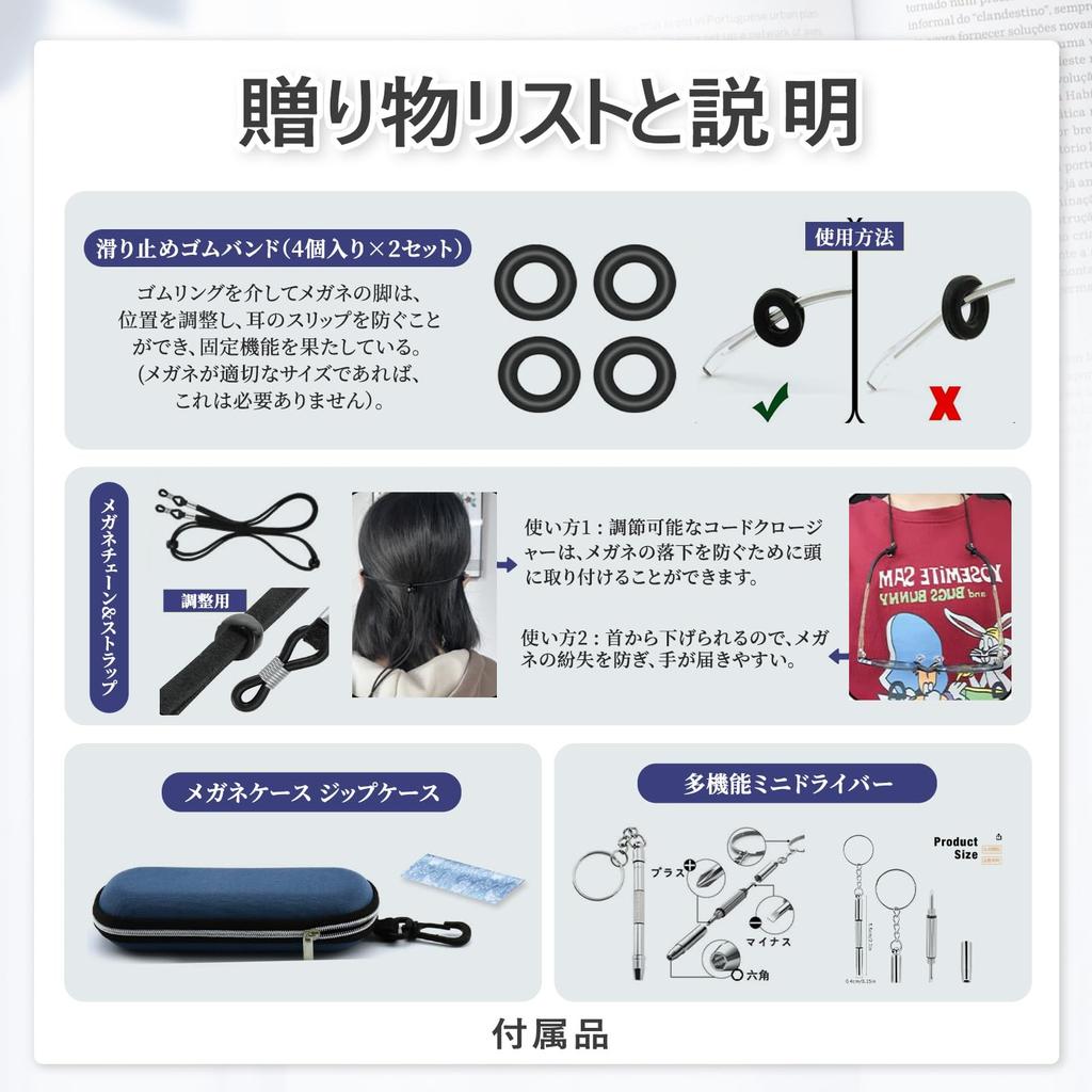 ESAVIA Увеличительное стекло с синим светом, Увеличительное стекло без оправы, Увеличительное стекло TR, Увеличительное стекло для детального чтения, Увеличительное стекло в стиле очков, 1.0, 1.5, 2.0, 2.5, 3.0,