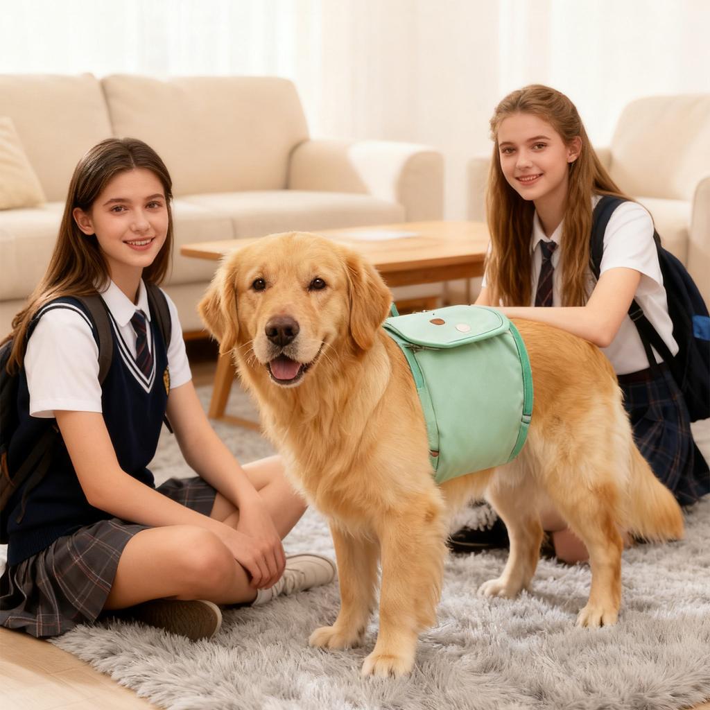 Гигиенические трусики для кобелей, с мультяшным рисунком, многоразовые, влажный пояс для предотвращения домогательств, подгузник-трусики, гигиенические трусики для домашних животных