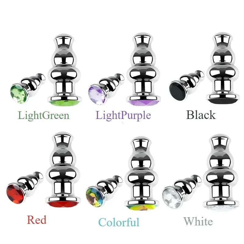 Анальная пробка Секс-игрушки Кристальное сердце Гладкая сталь Аннальный Экстрим Ягодицы Батплаг для женщины Массажер простаты Стимулятор Игрушки для взрослых Мужчина