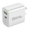 Зарядное устройство с 2 портами QC3.0 USB A Type C 20 Вт PD Адаптер питания EU USA UK AUS Вилка Док-станция для iPhone Samung Телефон Планшет