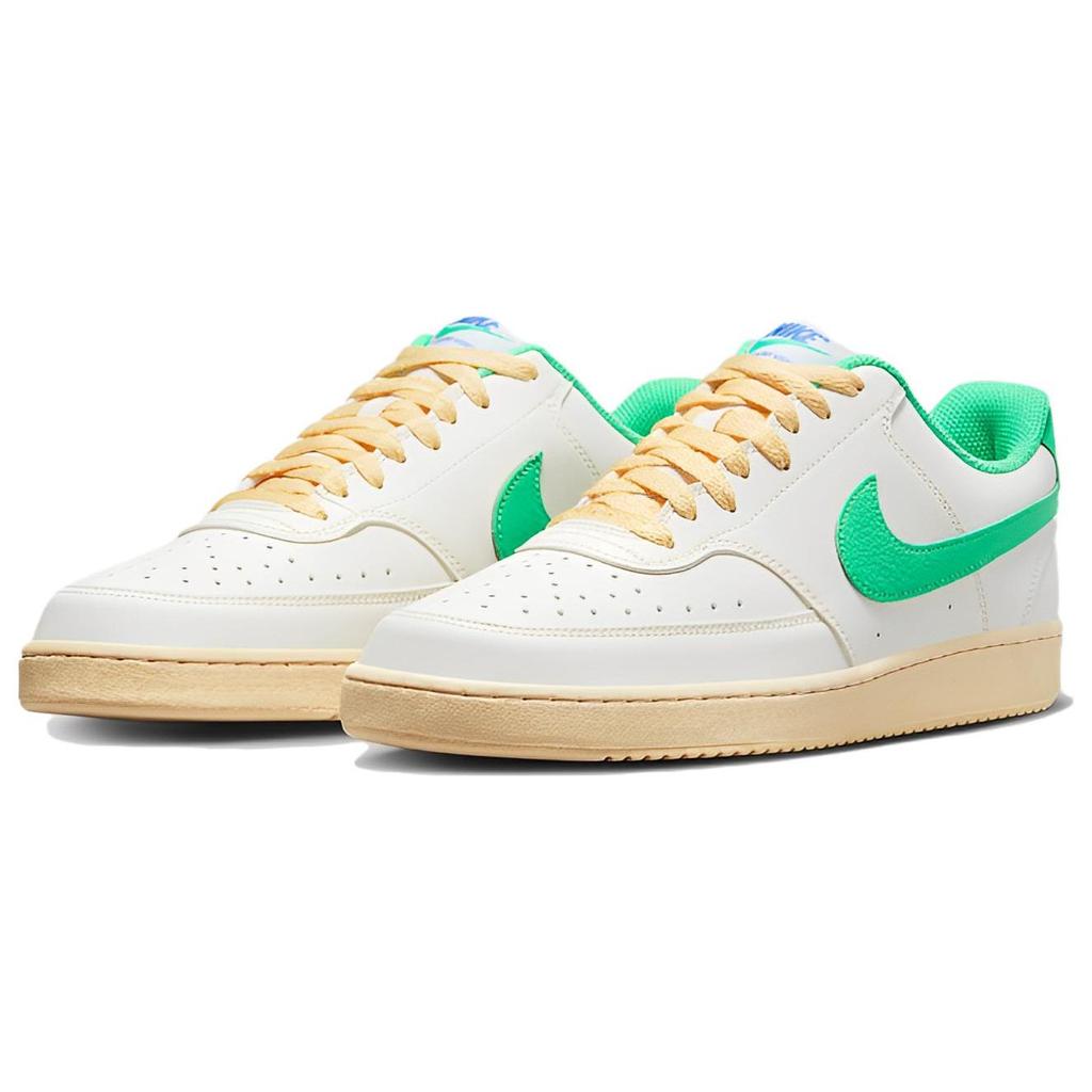 Nike Court Vision Low Sail Electric Algae Unisex Sneakers Cream Pale-Vanilla Medium-Blue FJ5437-133