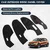 Car Interior Door Armrest Panel Cover, PU Leather, Color: As Shown, for Volkswagen.