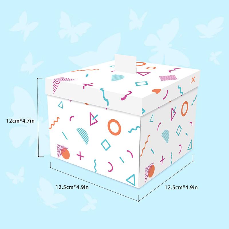 Surprise Flying Butterfly Explosive Gift Box Box Birthday Party Graduation Ceremony Year Blessing Easy Installation 2024