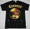 Coroner RIP Thrash Metal Guruh Hellhammer Celtic Frost Qora Futbolka Shit