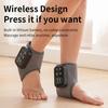 Электрический массажер для лодыжки Облегчение боли при ахиллотендините Нагревательная подушка для лодыжки 5 скоростей вибрации 6 температурных режимов Беспроводной с подогревом