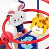 Деревянный лабиринт с бусинами Игрушка Развитие мелкой моторики Обучающая Дошкольное обучение Животное Горка с бусинами Круг Игрушка для малышей Мальчиков Девочек Подарок