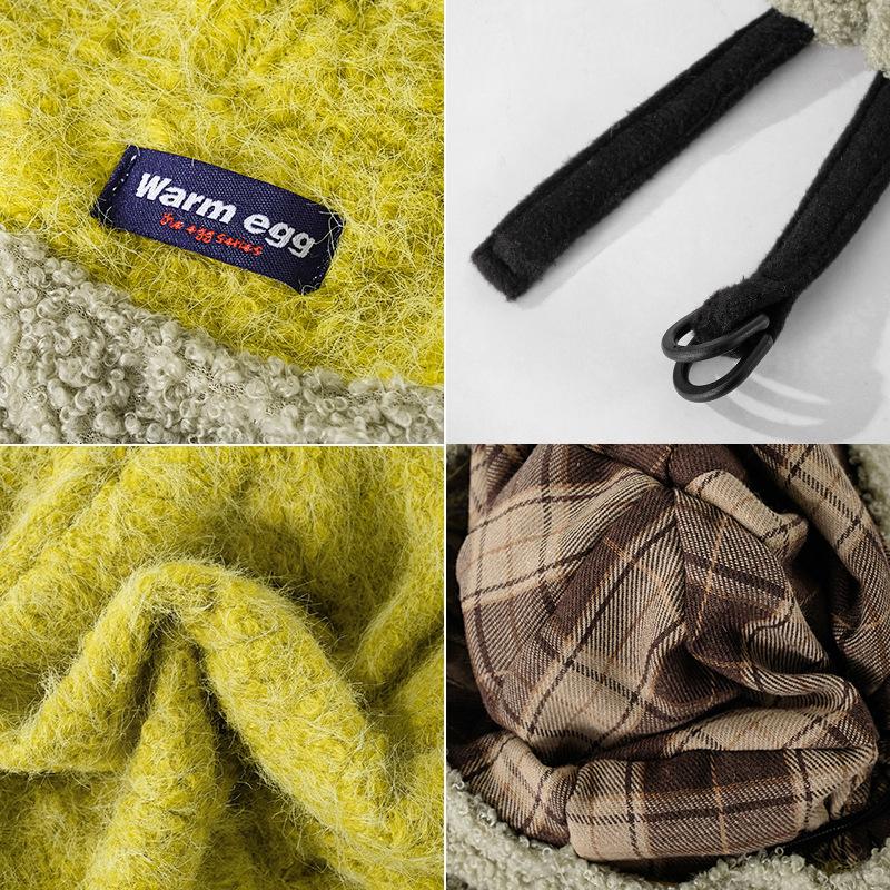 Осенью и зимой новая утолщенная теплая шапка женская ретро модная шапка тедди флисовая защитная бейсболка