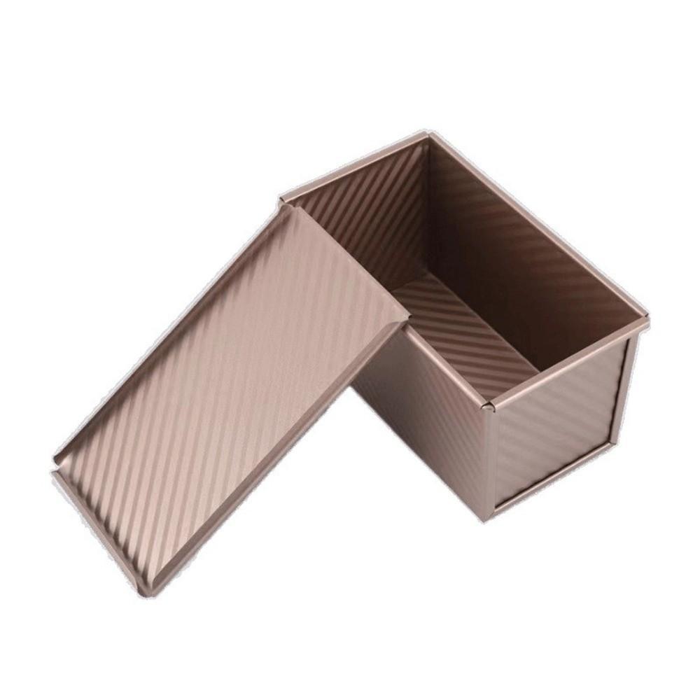 with Cover Loaf Pan Rectangle Shape Cake Toast Box Durable Bread Tray Oven Cake Baking Making Tool