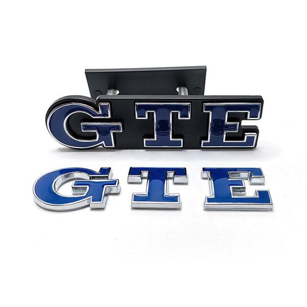 Металлическая хромированная наклейка GTE гриль и эмблема багажника автомобиля логотип значок для гибридного гольфа Passat Touareg Tiguan MK4 5 B5 B6