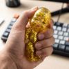 Сенсорная игрушка для снятия стресса, сжимаемая кукла, наполненная блестками, для терапии рук и снижения тревожности, прочный гибкий материал