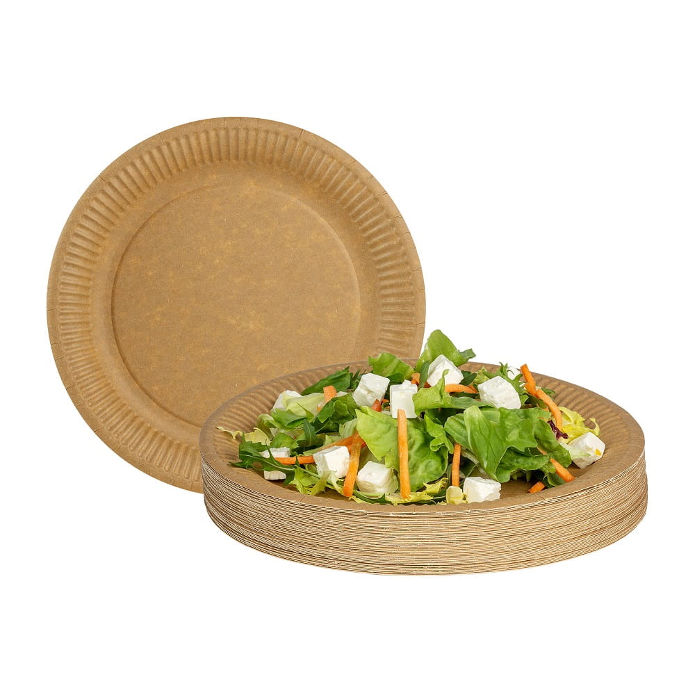Disposable Kraft Paper Plate