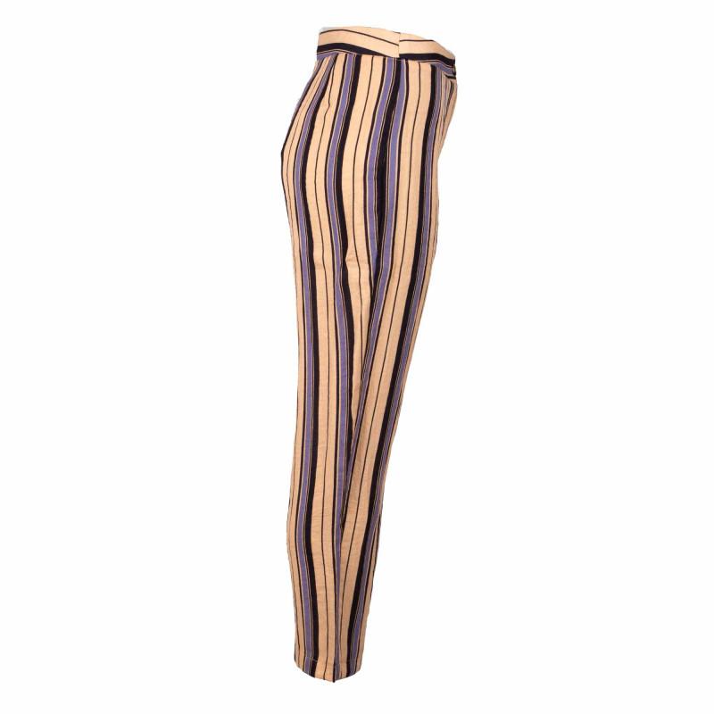 BEST MOUNTAIN Women's Wide Striped High Waist Pants