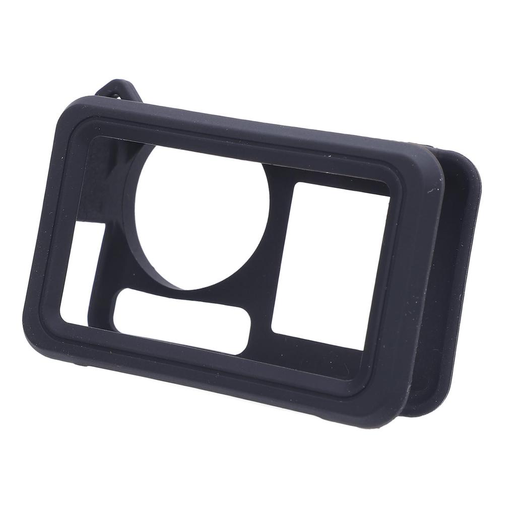 Silicone Case for Action 5 Pro Washable Soft Anti Collision Sports Camera Silicone Cover with Lens Lanyard