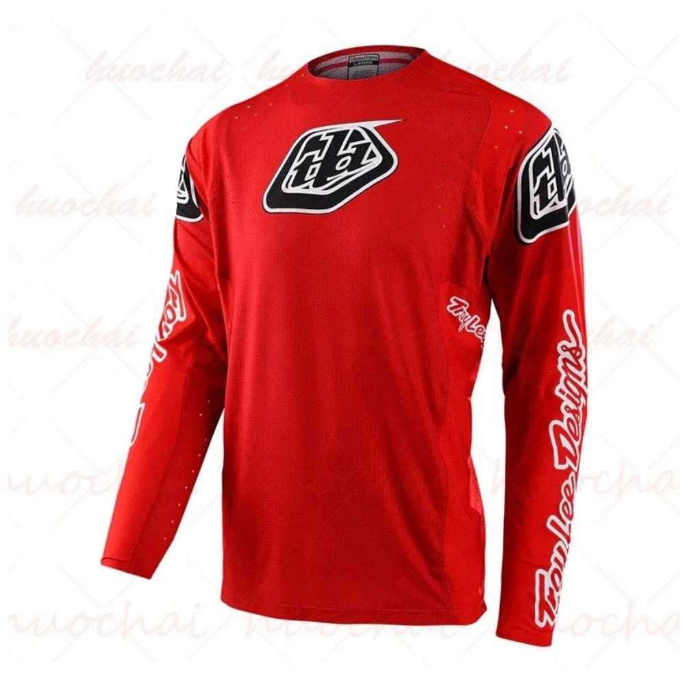 Downhill Suit Breathable Quick Dry Mountain Motocross Riding Suit Long Sleeve T-Shirt Mountain Bike