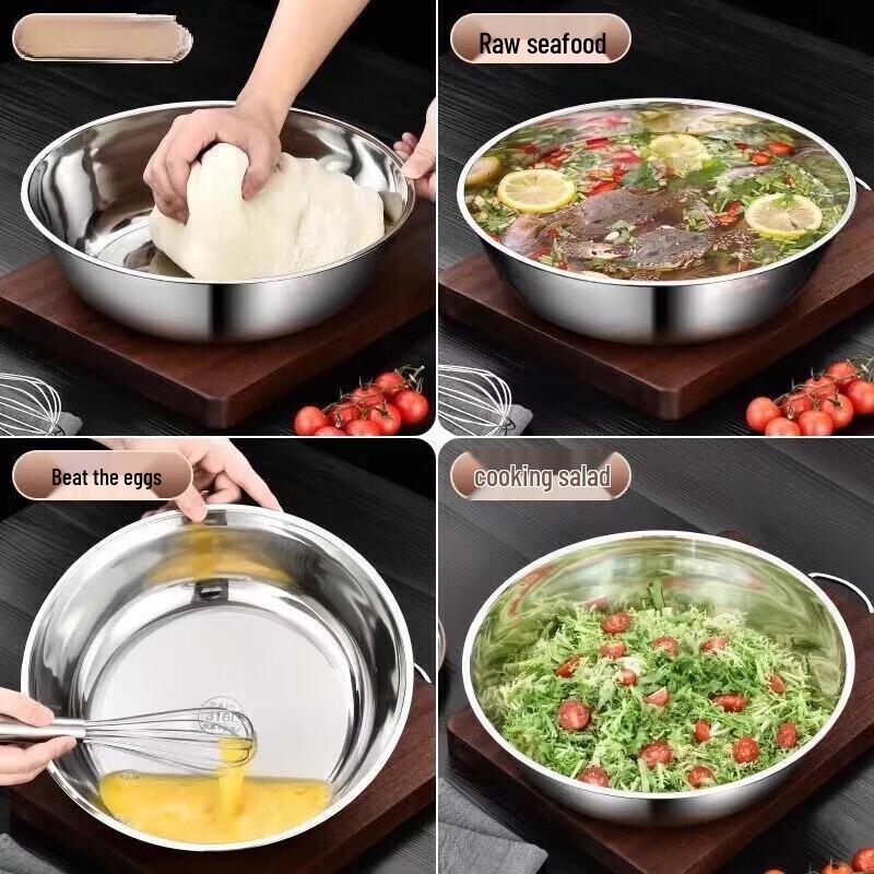ZISIZ Миска из нержавеющей стали с крышкой