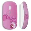 Wireless Mouse - Cheshire Cat - Alice In Wonderland - Pink - Compatible Mac and PC - USB Key Included