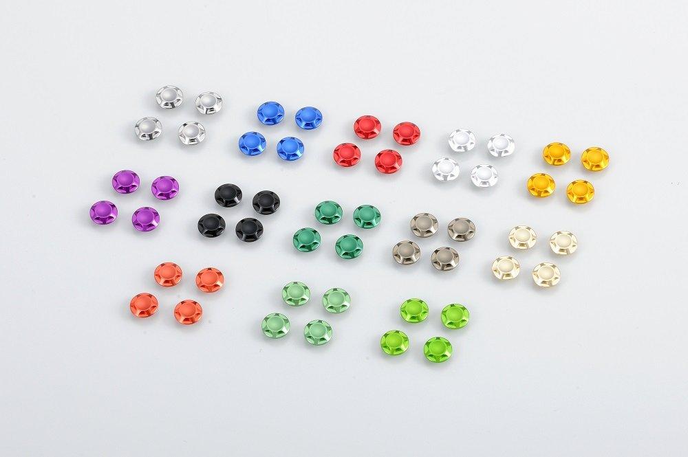 POSH 001822-04 Крышка болта с головкой под ключ для мотоциклетных товаров типа NASA M6 Золотистый Универсальный