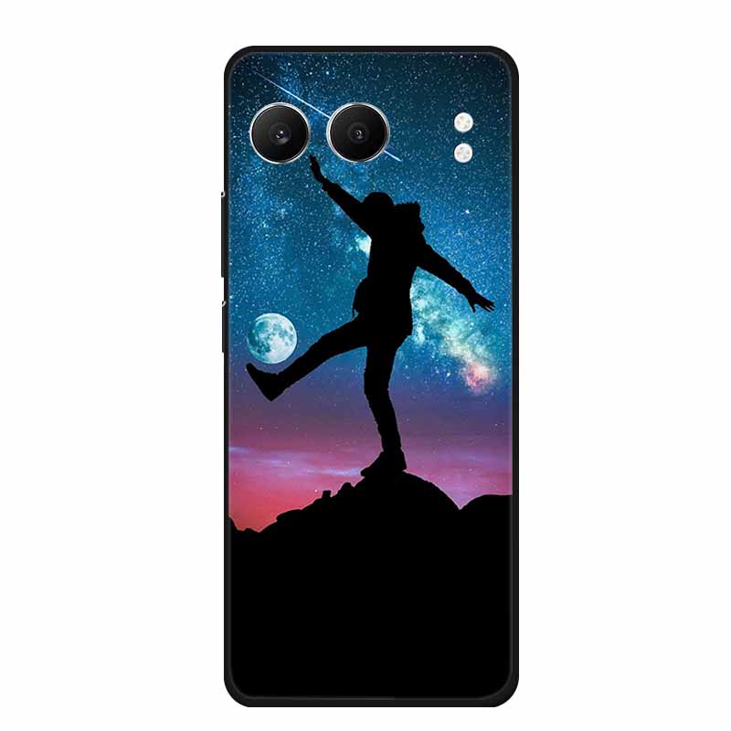 Для OnePlus Nord 4 5G Задняя крышка Чехол One Plus Nord4 Черный Силикон Мягкие чехлы для телефона Для OnePlus Nord 4 Чехол 6.74" Ударопрочный